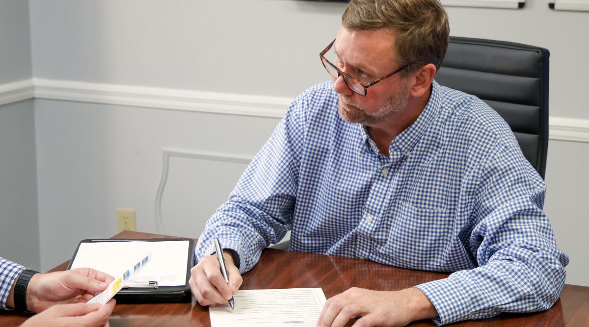 Owner reviewing the inspection program
